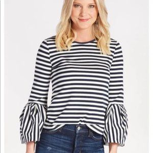 English Factory Long Sleeve Shirt with Bell Sleeves - Women's Small